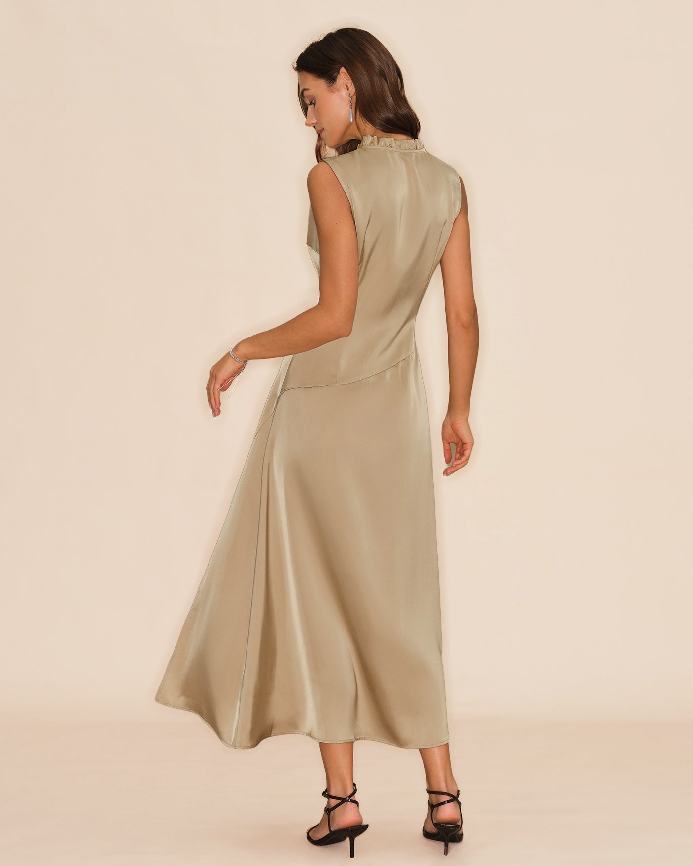 Amelie Ruffled Midi Dress — photo 8