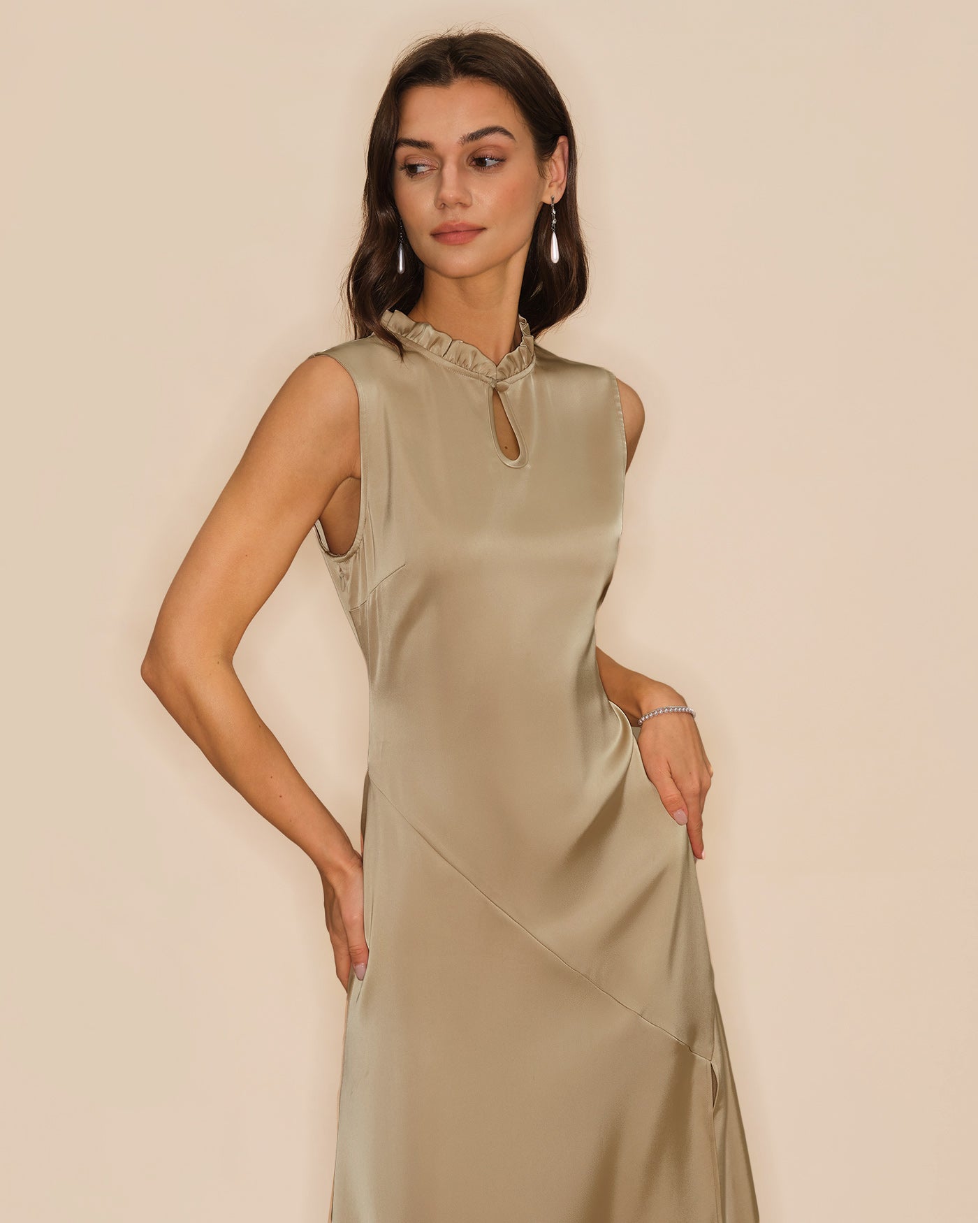 Amelie Ruffled Midi Dress — photo 4
