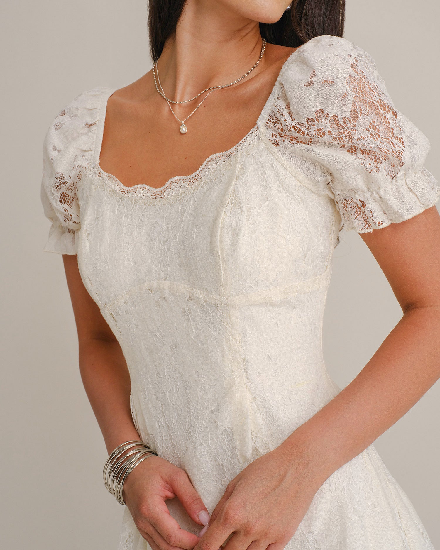 Vivienne Lace Mini Dress — photo 5