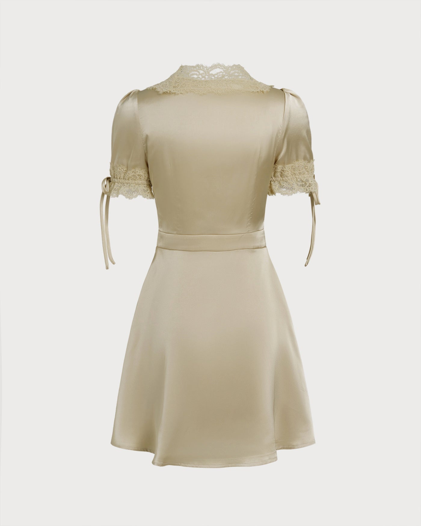 Amelie Satin Mini Dress — photo 10