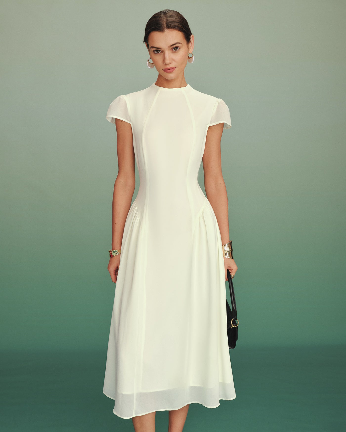 Celine A-Line Midi Dress