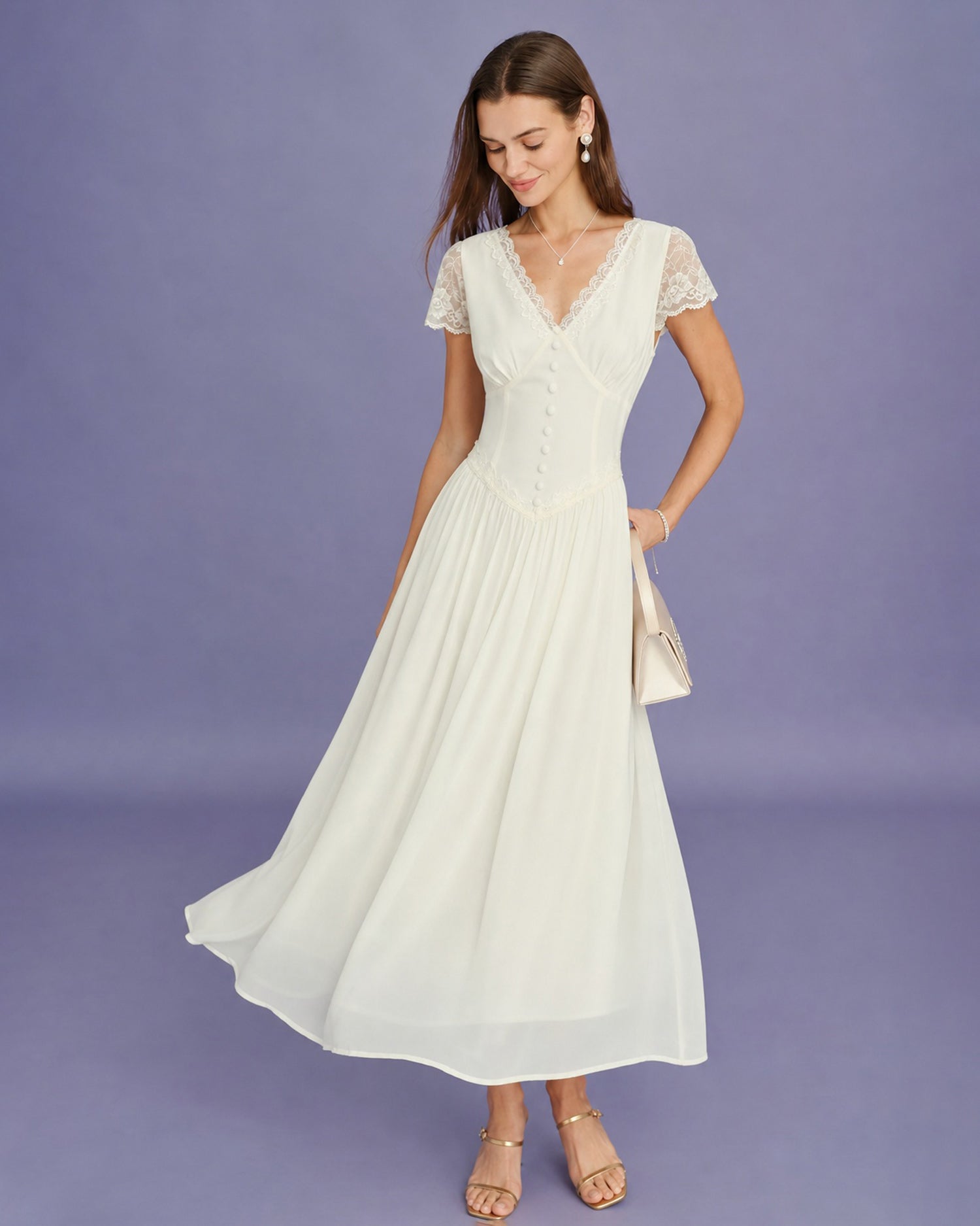 Margot Splicing Maxi Dress — photo 3