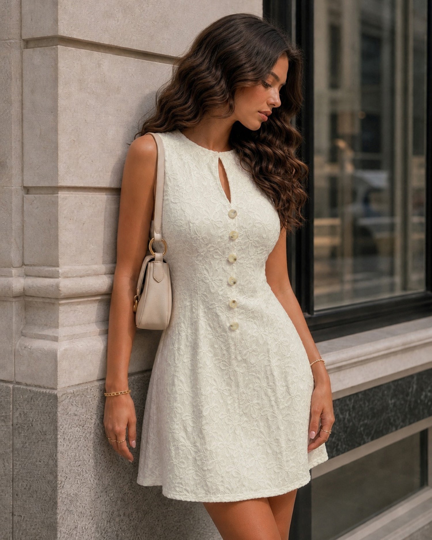 Colette Jacquard Mini Dress — photo 3