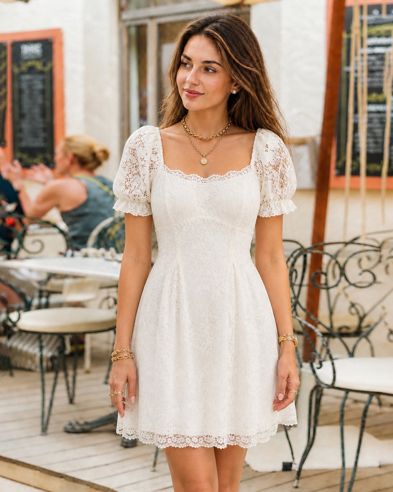 Vivienne Lace Mini Dress