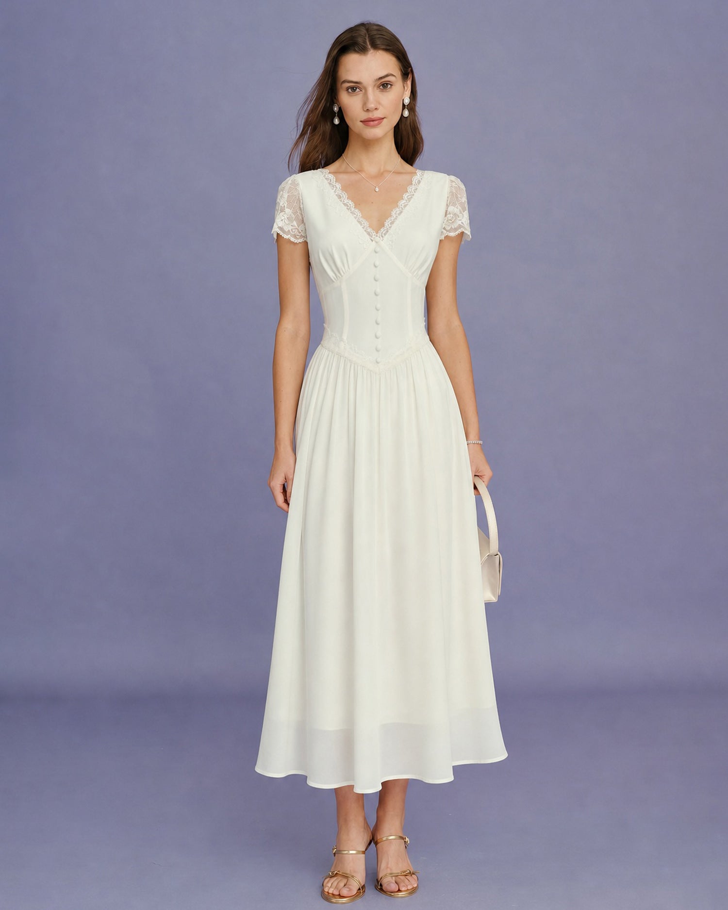 Margot Splicing Maxi Dress