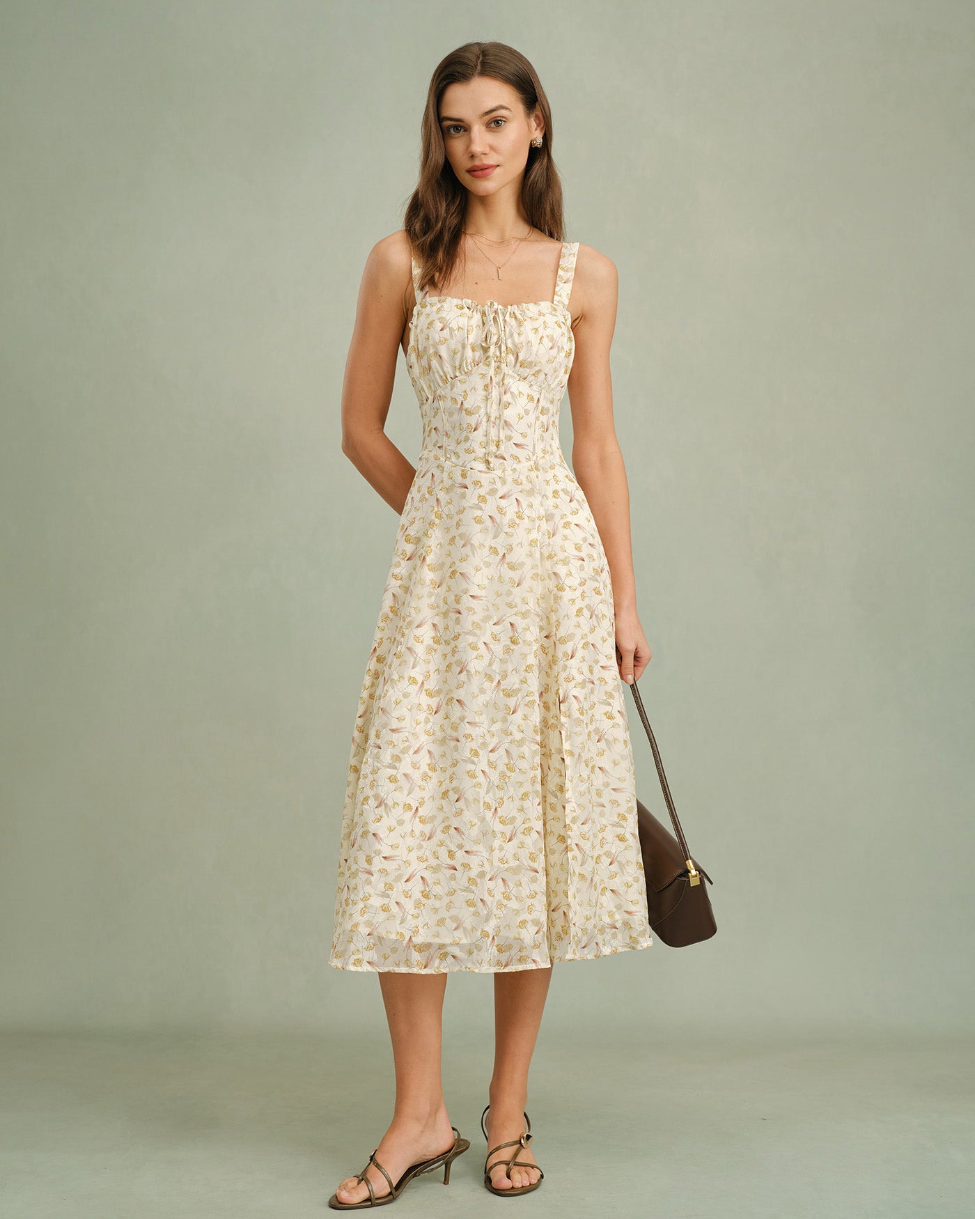 Lucille Slip Midi Dress — photo 5