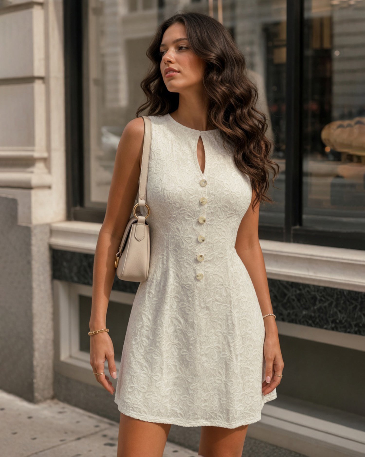 Colette Jacquard Mini Dress