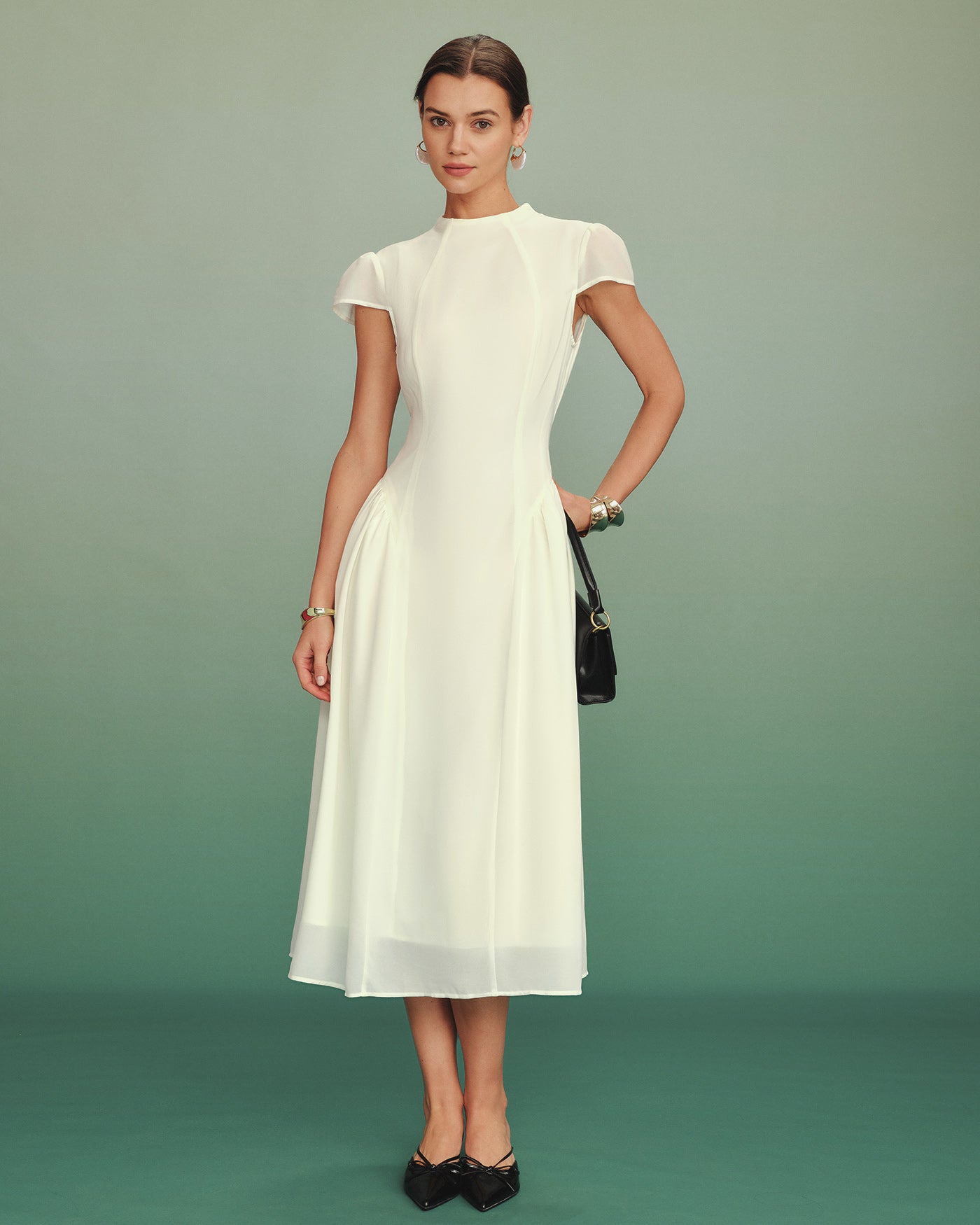 Celine A-Line Midi Dress — photo 3