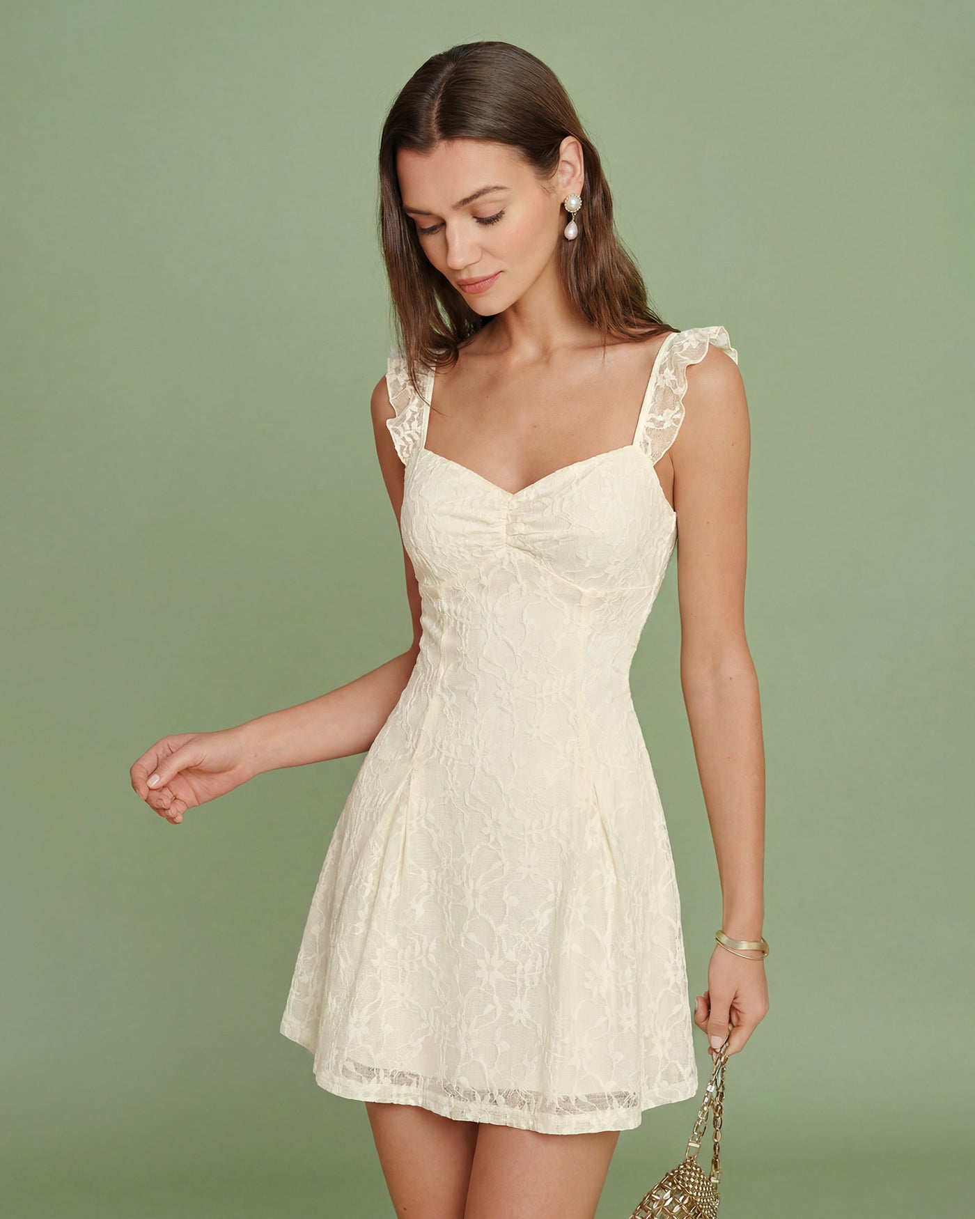 Celine Lace Mini Dress