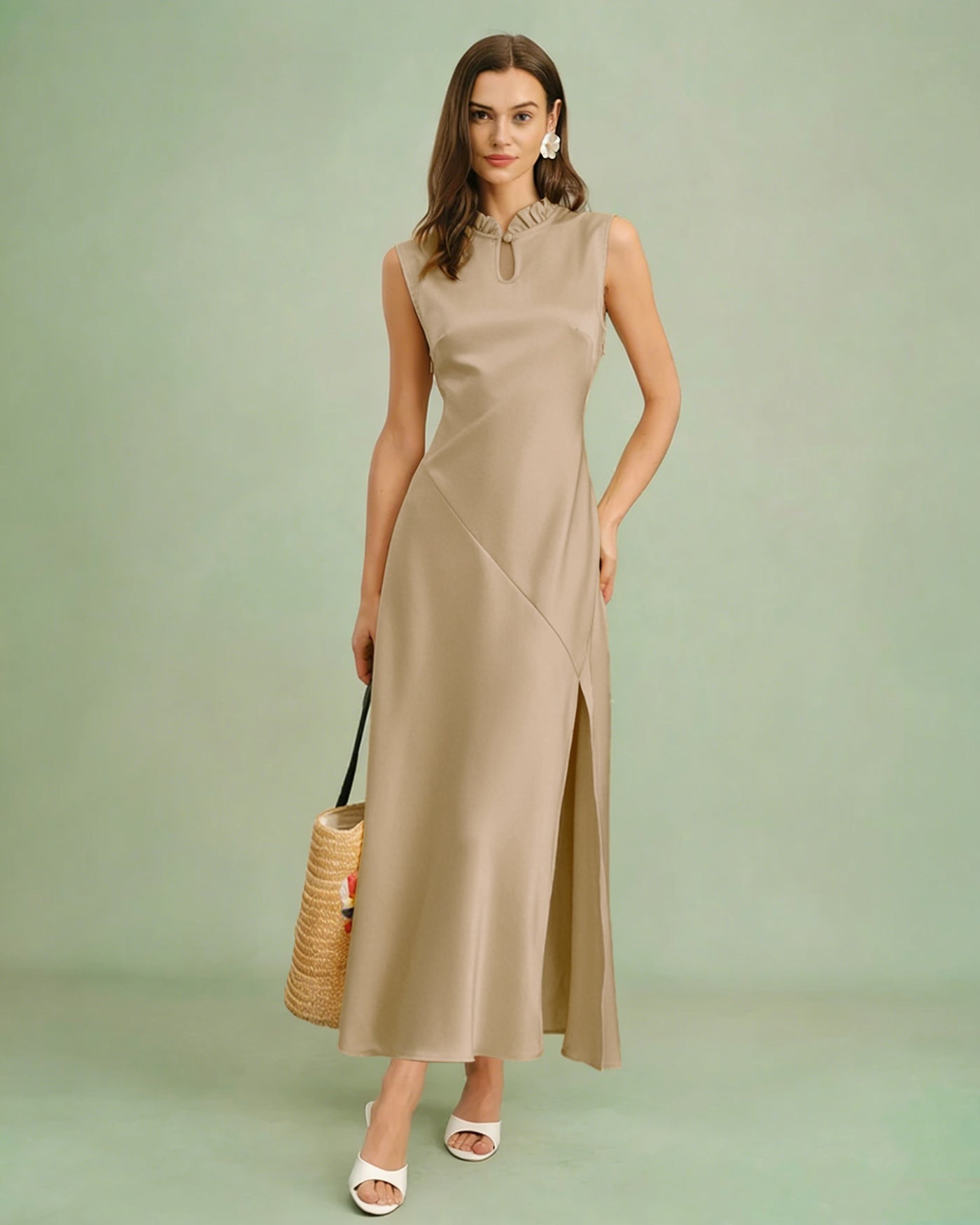 Amelie Ruffled Midi Dress — photo 2