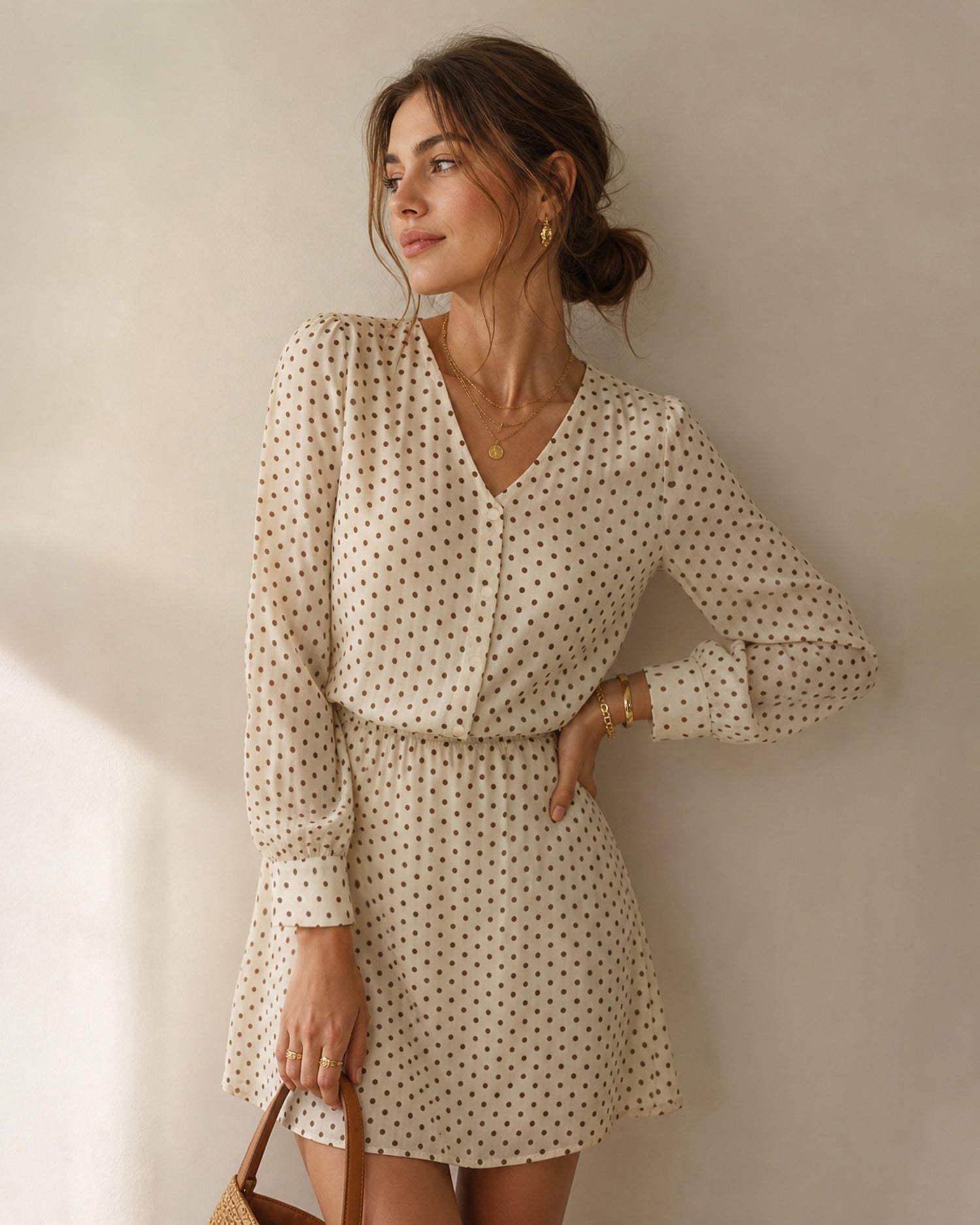 Isabelle Chiffon Mini Dress