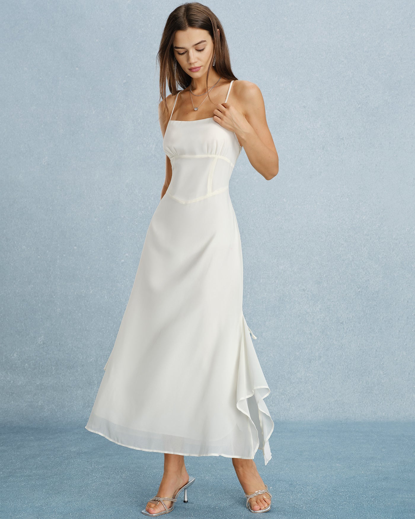 Vivienne Chiffon Maxi Dress — photo 4